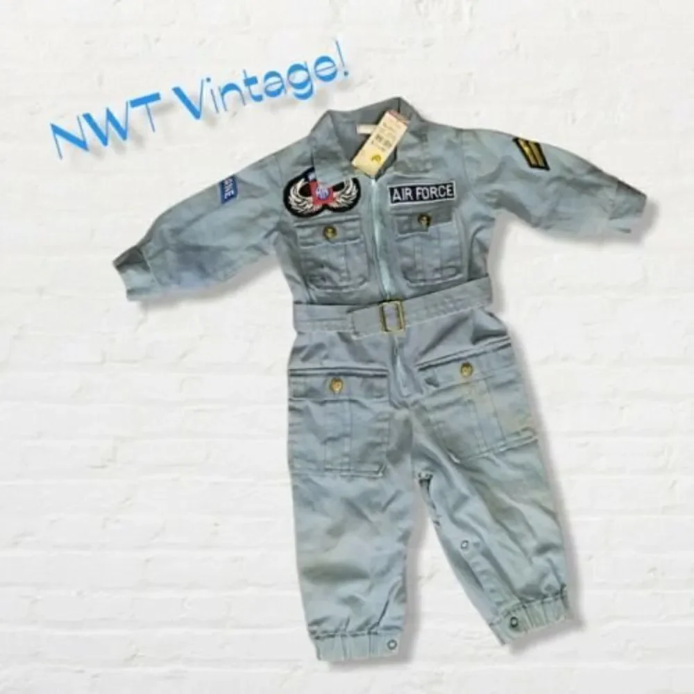 NWT Vintage Air Force Infant Romper 12 Months The May Company